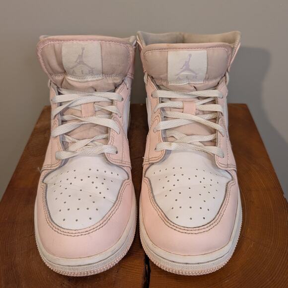Nike Air Jordans Mid High Pink/Purple Athletic Casual Fashion - Size 6Y - Picture 2 of 9